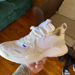 Jordan Jumpman white on white only wall twice